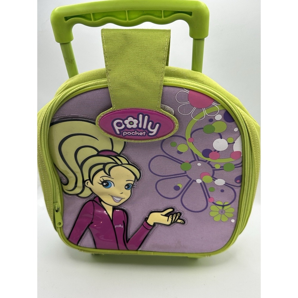 Vintage Polly Pocket Rolling Suitcase